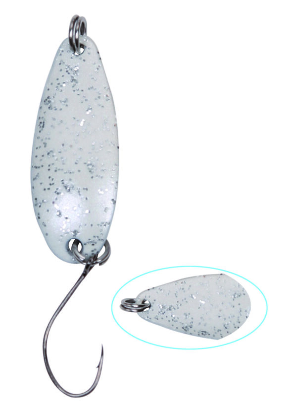 Trout Spoon Strike,1,9g,weiß-glit./weiß-glit. SB1