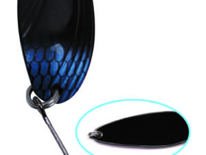 Trout Spoon Queen, 2,5g, schw.-blau/schwarz SB1