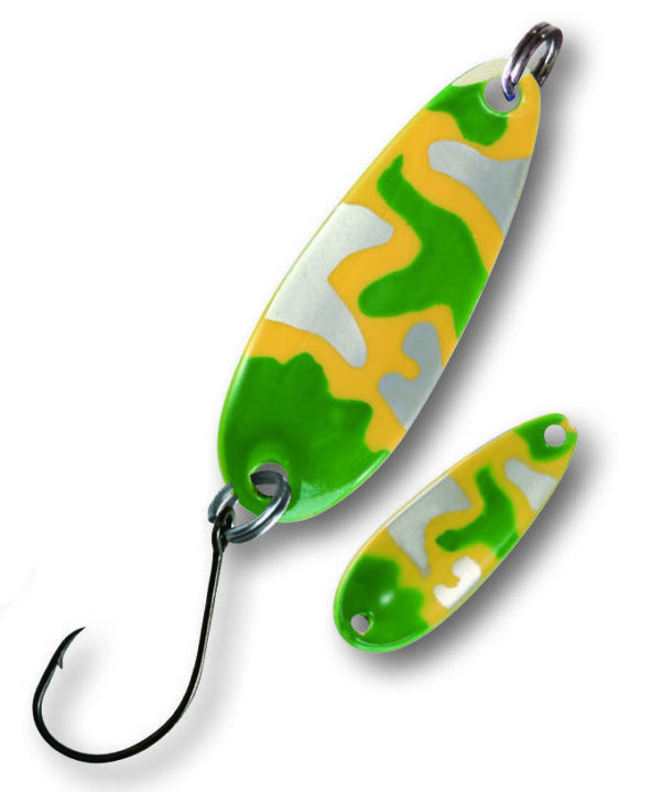 Trout Spoon Camo,3,6g camo-g-grü/ca-g-grün SB1