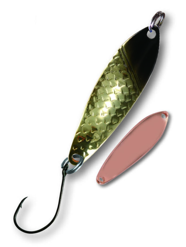 Trout Spoon Big Trout,4,3g,schw-go/kupfer SB1
