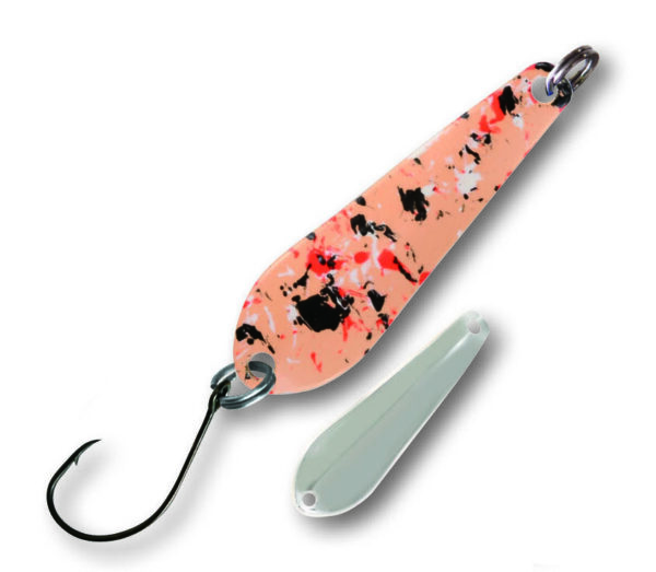 Trout Spoon Bullet,3,5g,lachs-schw/silber SB1