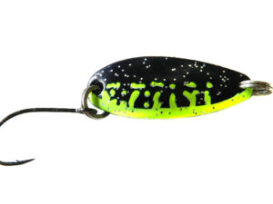 Trout Spoon Slim,2,5g,schw-gelb/schw-gl.g SB1