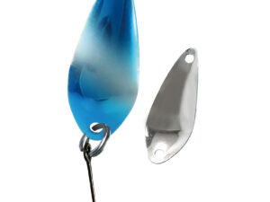 Trout Spoon Nightmare 2,4g, blau-glow/silber SB1