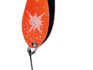 Trout Spoon Starlight 2,9g, orange-glow/schw SB1