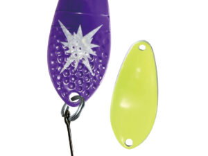 Trout Spoon Starlight 2,9g, lila-glow/fluogel SB1