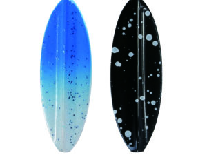 Durchlaufblinker 3,5g, blau-weiß-gli/schw-weiß SB1