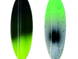 Durchlaufblinker 3,5g schw-grü-gelb/mint-w-gli SB1