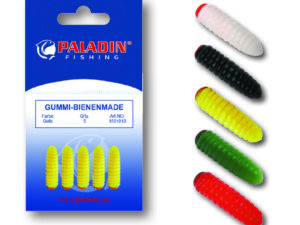 Gummi-Bienenmade grün SB5