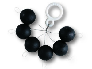 Fixpilot rund schwarz, 10mm SB6