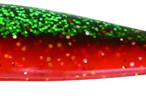 Colorado Shad, 5cm, green tomato glitter SB16