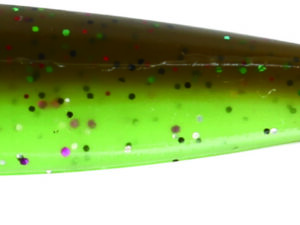Colorado Shad, 10cm, motoroil-lime gli SB6