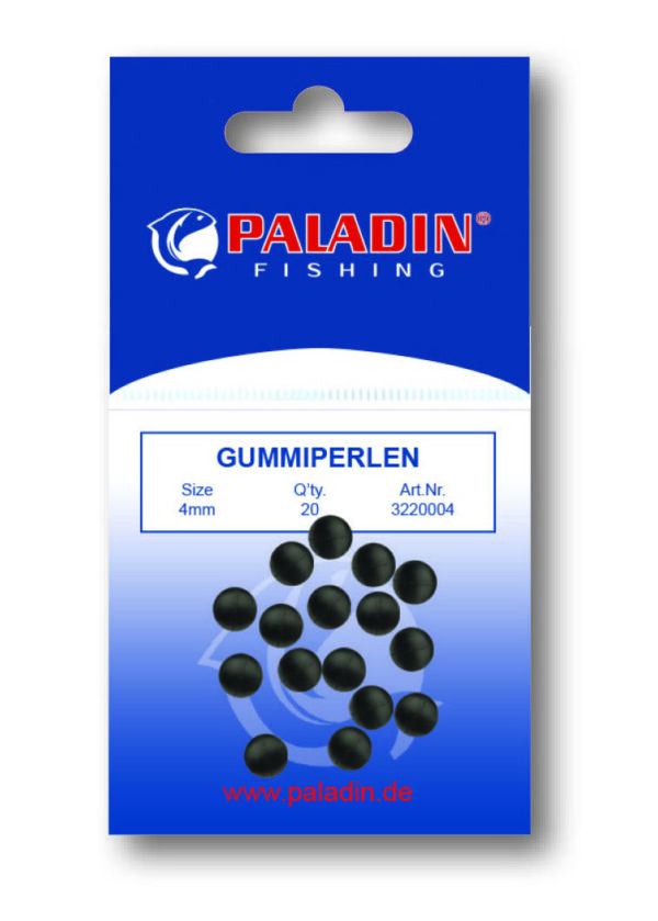 Gummiperle schw. 8mm SB15