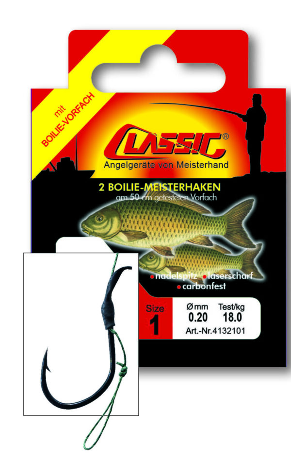 Cl. Karpfenhk. geb. Boilie Gr.2 SB2