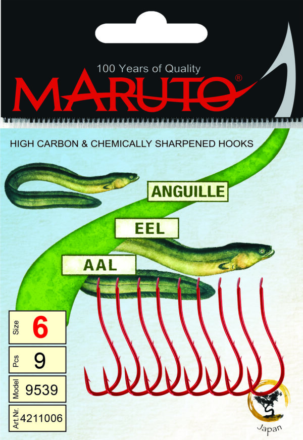 Maruto Wurm/Aal rot Gr.1 (9539) SB5