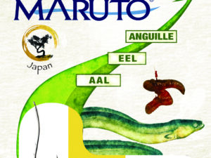 Maruto Aal-/Wurmhaken geb.silber, Gr.2 SB5
