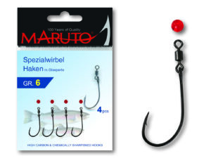 Spezialwirbel Haken + Glasperle Gr. 2 SB4