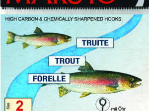 Maruto Einzelhaken mit großem Oehr Gr.4 SB7