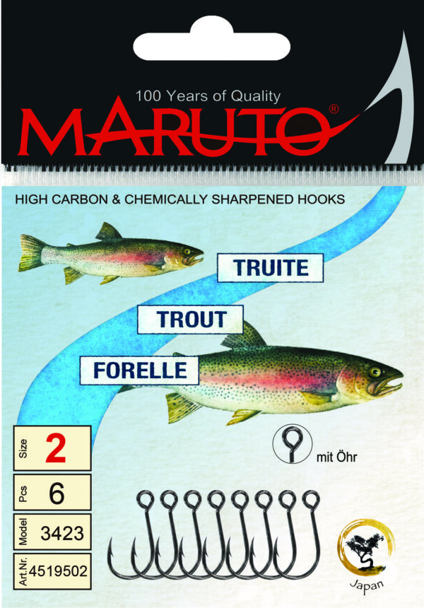 Maruto Einzelhaken mit großem Oehr Gr.6 SB7