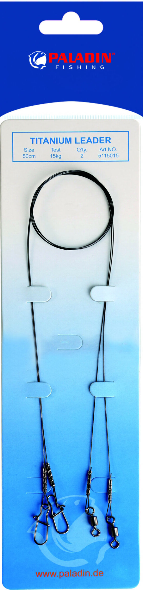 Titanium leader, 40cm, 15kg SB2