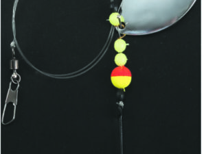 Plattfisch-Vorfachsystem fluo gelb SB1