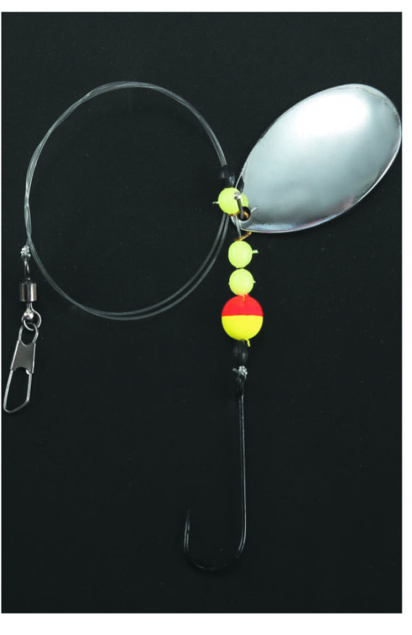 Plattfisch-Vorfachsystem fluo gelb SB1