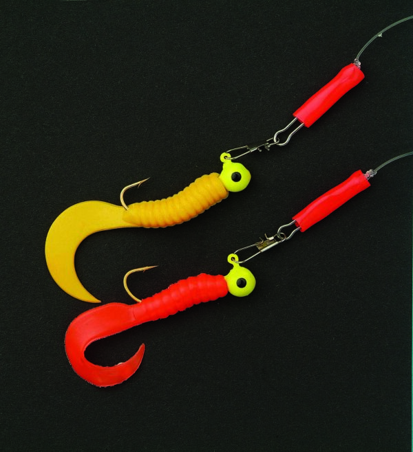 Japan-Twin-Jig-Pilkvorfach rot/gelb SB1