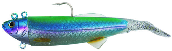 Norw. Gummif. 440g m.Bleikopf blau-silber SB1
