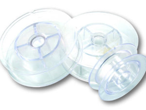 Leerspule klar 10x2,8x2cm(d,b,wt) 1St.