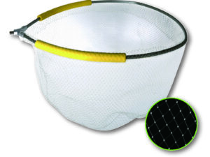 Kescherkopf m. handgew. Nylon-Netz,schwim.,50x45cm