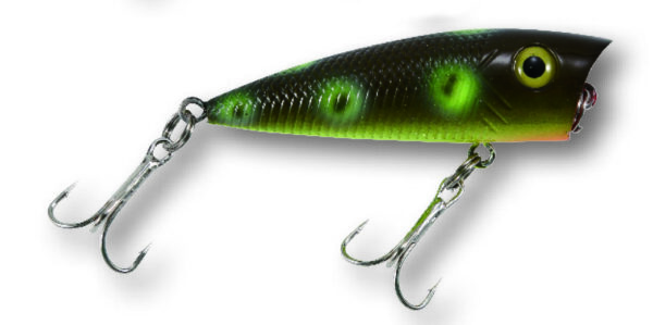 Scared Popper 4g/6cm, braun-grün SB1