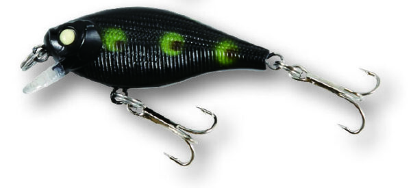 Wobbler Tiny Tumble,4,5g/5,5cm,schw-gr. SB1