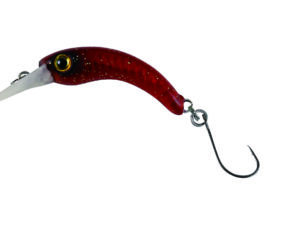 TF Wobbler Micro Curvy 4cm, rot-glitter SB1
