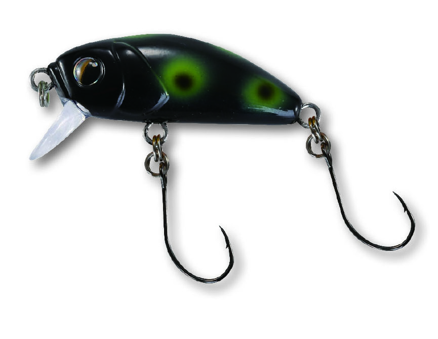 TF Wobbler Crazy Diver, 3,5cm, schw.-grün SB1