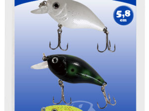 Wobbler-Sortiment m. Driling 5,8cm 3St.