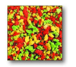 Futterpartikel Mix (gelb-rot-gruen) 750g